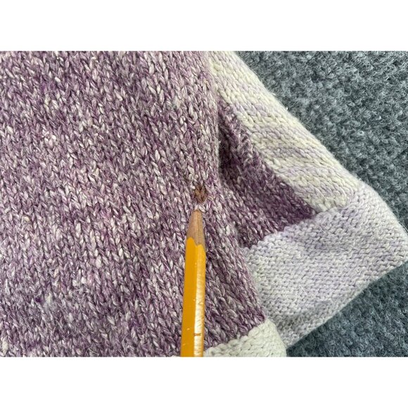 Andrea St. John Colorblock Sweater S Fall Style 90's Core Soft Durable Casual - Picture 6 of 7